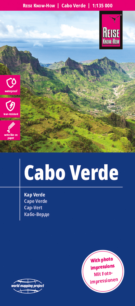 Wegenkaart – landkaart Kaapverdische Eilanden – Cabo Verde | Reise Know-How Verlag