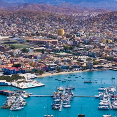 Mindelo op São Vicente, Kaapverdië